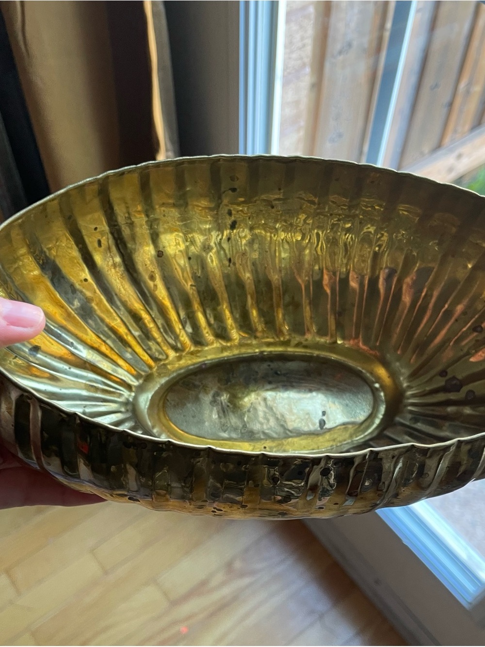 Gold Brass Decorative Bowl - Home Accent
